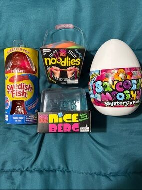 Nee Doh Nice Berg & Noodlies, & Scented Swedish Fish, & Squooshy Mooshy 8pk